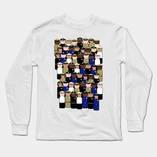 peg people police Long Sleeve T-Shirt